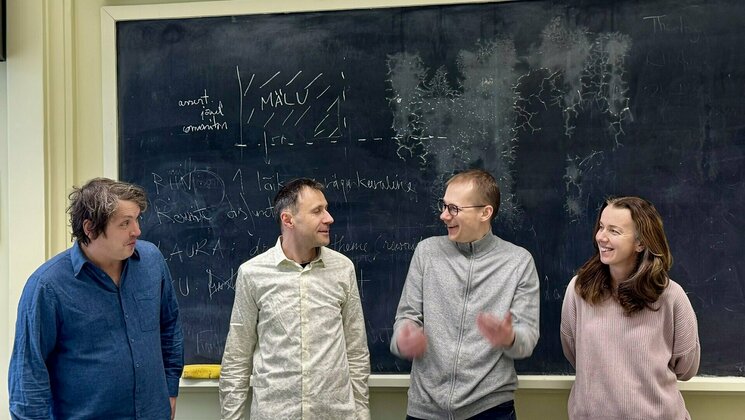 "Imagination in Cognition" team: Toomas Lott, Roomet Jakapi, Uku Tooming and Riin Sirkel